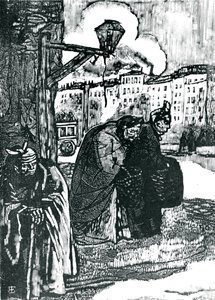 Illustration pour les Poèmes de Charles Baudelaire (1821-67) - Emile Bernard