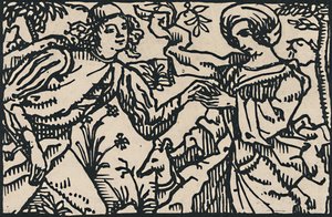 Illustration pour le Petit Testament de Villon, 1919 - Emile Bernard