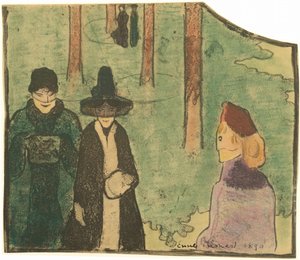 Dans les bois - Emile Bernard
