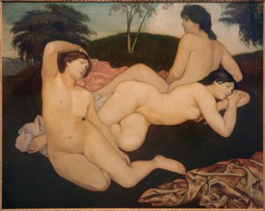Après le bain (Les Nymphes) - Emile Bernard