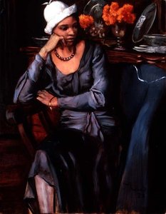 Négresse avec un Chapeau Cloche - Emile Bernard