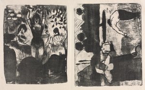 Chanteur au Café-Concert et Les Moissonneurs - Emile Bernard