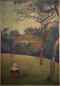 Bretonne assise - Emile Bernard