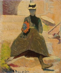Femme à Saint-Briac, 1886 - Emile Bernard