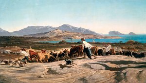 Vue de Marseille, vers 1829-1863 - Emile Charles Joseph Loubon