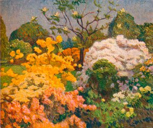 Azalées, Jardins de Kew, vers 1914 - Emile Claus