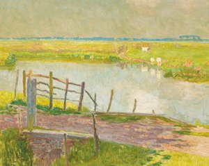 La Clôture - Emile Claus