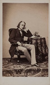 Portrait du compositeur Franz Liszt 1811-1886