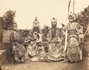 Costumes de théâtre, Saïgon, Cochinchine