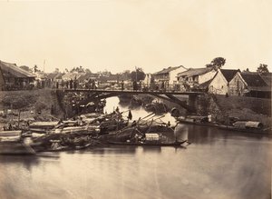 Vue de la ville chinoise Cholen Feuille No. 2, Saïgon, Cochinchine, 1866