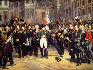 Les Adieux de Fontainebleau, 20 avril 1814