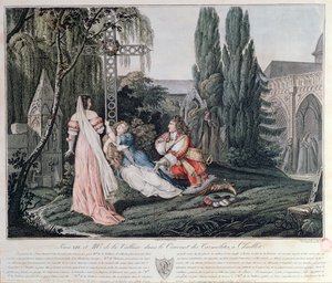 Louis XIV à la poursuite de Louise de la Vallière qui s