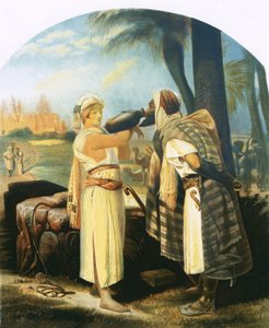 Rébecca donne à boire au serviteur - Emile Jean Horace Vernet