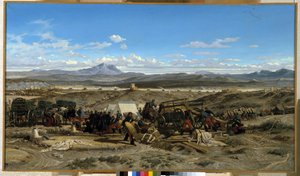 Campement à midi