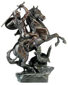 Bellérophon tuant la Chimère - Emile Louis (after) Picault