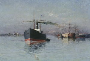 Le Grand Dock de Dunkerque, 1890 - Emile Maillard