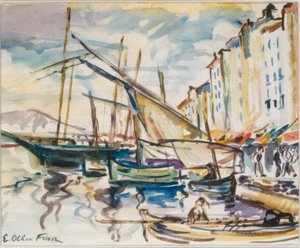 Port de Toulon - Emile Othon Friesz