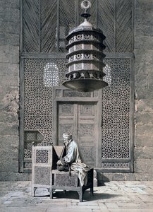 Porte de tombeau, mosquée du sultan Barquq, 19e siècle