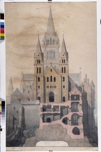 Architecture gothique : façade de l