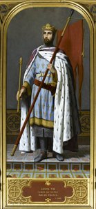 Roi Louis VII de France 1120-1180, 1842 - Emile Signol