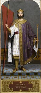 Roi Philippe II de France, 1165-1223, années 1840