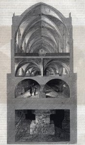 Coupe transversale du lycée Napoléon à Paris (aujourd