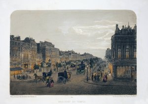 Boulevard du Temple, Paris - Emile de la Tramblais