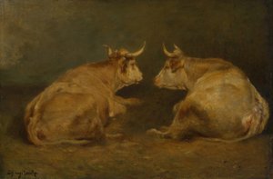The Tête-à-tête - Emile van Marcke de Lummen