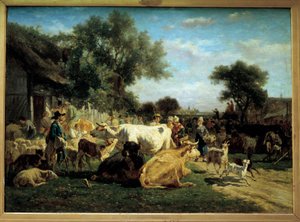 Foire du village - Emile van Marcke de Lummen