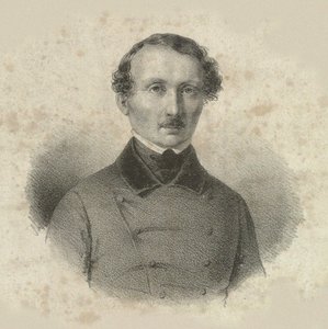 Portrait du compositeur Hans Christian Lumbye - Emilius Ditlev Baerentzen