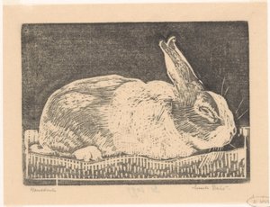 Lapin - Emilius Wilhelmus Dehé (signed by artist)
