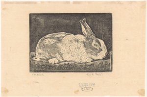Lapin - Emilius Wilhelmus Dehé (signed by artist)