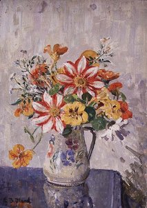 Nature morte avec des fleurs dans un pichet - Emily Beatrice Bland