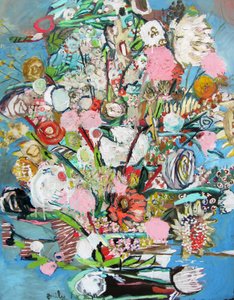 Fête des mères, 2018 (huile sur toile)