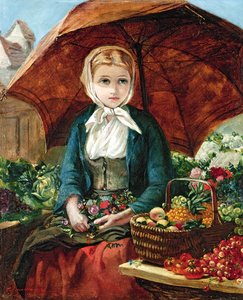 La fille aux fleurs