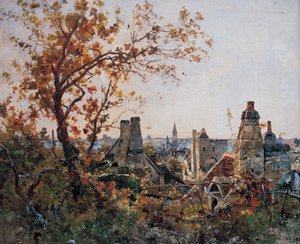Beaulieu-lès-Loches, octobre 1886 - Emmanuel Lansyer