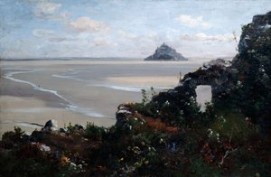Mont Saint Michel, 1881 - Emmanuel Lansyer