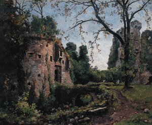 Le Bastion des Ormes, intérieur du Château de Clisson - Emmanuel Lansyer