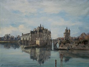 Le château de Chenonceau, août 1891 - Emmanuel Lansyer