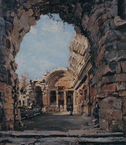 Le temple de Diane, Nîmes - Emmanuel Lansyer