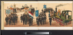 Défilé à Haarlem, 1872 (plaque 11)