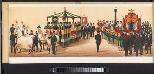 Défilé à Haarlem, 1872 (plaque 9)