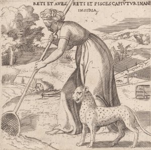 Piège, vers 1545-50 - Enea Vico