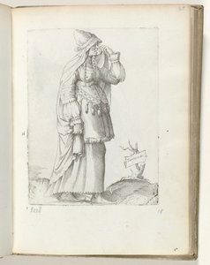 Femme tartare, vers 1550 - Enea Vico