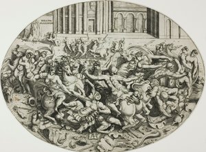 La Bataille des Amazones - Enea Vico