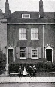 387, Commercial Road, Portsmouth, Hampshire, lieu de naissance de Charles Dickens le 7 février 1812, c.1900 - English Photographer