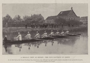 Un équipage belge à Henley, le Club Nautique de Gand