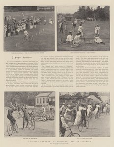 Un gymkhana de vélo à Esquimalt, Colombie-Britannique