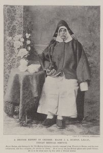 Un expert britannique en chinois, Major J A Burton, LRCP, service médical indien - English Photographer