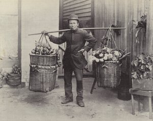 Un vendeur de légumes chinois - English Photographer